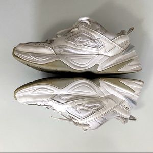 Nike Air Custom Huarache white chunky sneakers, W9